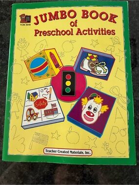 Jumbo Book of Preschool Activities Paperback Teacher Created Materials 304 Pages